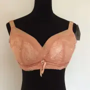 Fashion Sexy Womens Floral Gel Padded Push Up Bra Underwire Bras Booster Cup B