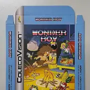 Wonder Boy Unused Unfolded Box New Rare ColecoVision Coleco Team Pixelboy