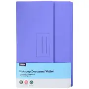 J.Burrows Recycled Foolscap Document Wallet Purple 10 Pack