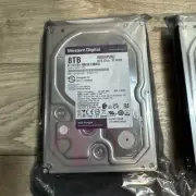 Western Digital 8TB WD85PURZ Purple Surveillance Internal Hard Drive HDD 8TB New