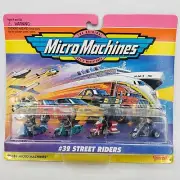 Vintage 1995 Galoob Micro Machines #32 Street Riders Indian Hardtail Cruiser New