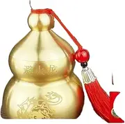 Brass fire-Proof Dragon Tea can can be Carried with You and can be Opened with Tassels and can be Used as Gourd Copper art/558