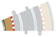 Scalextric 22.5 Degree Radius 2 Curve Inner Track Borders