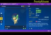 6IV Leafeon Shiny & Non-Shiny Pokemon Scarlet & Violet