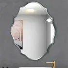 Frameless Wall Decor Decorative Mirror Unique Special Artistic Oval Glass Mirror