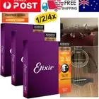1-4Pc Elixir Acoustic Guitar Strings Phosphor Bronze 6 Strings Light 12-53 16052