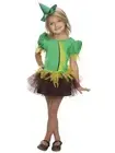 Wizard Of Oz Kids Size M Scarecrow Tutu Girls Party Halloween Costume Dress Up