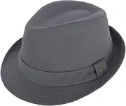 [Epoch hats company] Men's Cotton Denim Fedora Hat