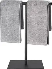 Bath Hand Towel Holder Standing, T-Shape Hand Towel Holder - Standing Hand Towel Rack for Bathroom，Kitchen or Vanity Countertop