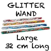 Glitter Wand tube, LARGE, SENSORY TUBES - 4 PACK
