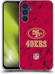 Head Case Designs Officially Licensed NFL Coloured Marble San Francisco 49ers Graphics Gel Case [Military Grade Protection] Compatible with Samsung Galaxy A15