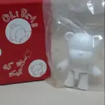 OLI BEAR - 2.5吋OLI DIY 白公仔 全新未拆 蝦-A7