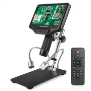 HDMI Microscope for Phone Repair and Soldering with 7" LCD Monitor & 4MP UHD