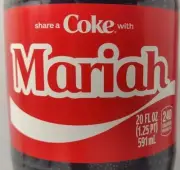 Share A Coke With Mariah 2025 Coca Cola Bottle Personalized Gift Limited Edition