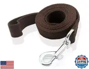 Nylon Dog Leash 12 Feet Long, Walking Training Dog Leashes for Medium Large D