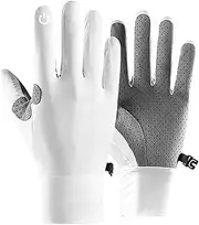 [Clobeau] Women Men Running Gloves Cooling Driving Cycling Touchscreen Anti-Slip Full Finger Gloves Summer Sun Protection Gloves