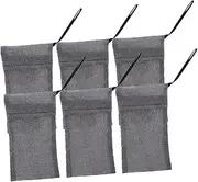 HONITANO 6pcs Soap Bags for Homemade Soap Mesh Soap Bag Lanyard Practical Convenient for Bathing
