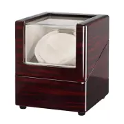 CHIYODA Watch Winder for Single Automatic Watches Solid Wooden Box with Mabuc...
