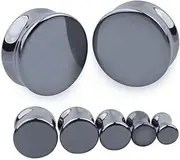 [TINEASUR] Ear Piercing Plugs Ear Expanders Puncture Gauges Diffuser for Car Ear Gauge Expander Barg Stone Jewelry Tunnel Gauges Black