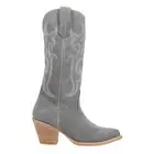 Ferrini Quinn Embroidered Snip Toe Pull On Cowboy Womens Grey Casual Boots 8486