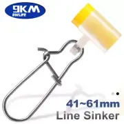 Fishing Line Sinker Slides Stainless Steel Duo Lock Snap Line Quick Connector