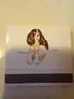 MATCHES ANTIQUE Cocker Spaniel STRIKE FRONT INSIDE &Back VERY OLD AD Dial E-8011