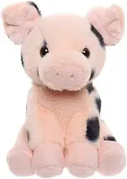 [Charlie Bears] Cuddle Cub Spotted Pig | Pink Plush Small Pig | Farmyard Animal Toy