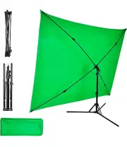 Green Screen 2x1.5m/ 6.5x4.9ft Green Screen Backdrop Photography Background with