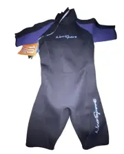 NWT Neosport Mens Wetsuit Size Small 3mm Black Purple
