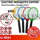 2x Electric Bug Zapper Racket Fly Swatter Mosquito Killer Insects Bat Handheld