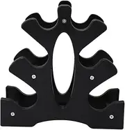 Yomiyuyr Dumbbell Rack, 3Tier PP Weight Rack with 20kg Capacity, Stable Dumbbell Rack for Home Gym