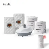 在飛比找PChome24h購物優惠-【GW水玻璃】分離式除濕機5件組 含還原座(送旋風360)