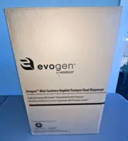 Hospeco EvoGen Mini Sanitary Napkin Tampon Dual Dispenser EV2-FREE