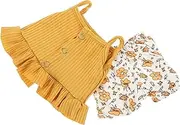 KICHOUSE 1 Set Adorable Doll Clothes Soft Camisole Decorative Shorts Outfit for Dolls for Imaginative Play