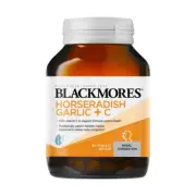 Blackmores Horseradish Garlic + C 90 Tablets Supports Immune System Health