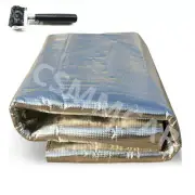 Self-adhesive Fireproof Sound Deadener Heat Insulation Mat For Car Hood Engine (for: Audi)
