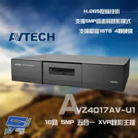 在飛比找iOPEN Mall優惠-昌運監視器 AVTECH 陞泰 AVZ4017AV-U1 1