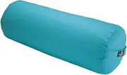 Round Yoga Bolster - Firm Round Shape, Higher Profile, Great Under Knees, Soft Support, Handmade in The USA