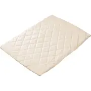 Playette Quilted 105cm Fitted Padded Sheet For Travel Cot Baby/Toddler Cream