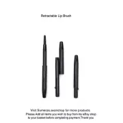 Portable Retractable Lip Brush Cosmetic MakeUp Tool Great for Lipstick Lip Gloss