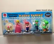 Super Mario Family Club Nintendo LTD. Game Character Original Figure Set Japan