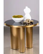Statements by J Balmain Modern Round Dining/Entry Table