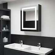 LED Medicine Cabinet with Shelves, Lighted Bathroom Vanity Mirror, Wall Mounted Makeup Mirror(Assembly Required), 50 x 13 x 70 cm