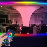 12V RGB Neon LED Strip with Smart App and Music Sync: Create a Custom Light Show for Your Home