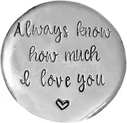 Pocket Love, Commemorative Handmade Inspirational Tokens, Pocket Tokens Keepsake Hug Tokens Love Coin for Your Boyfriend Girlfriend