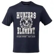 Hunters Element Roaring Reds Mens T-Shirt Navy M