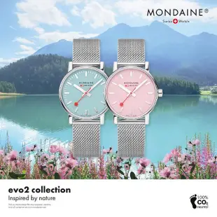 【MONDAINE 瑞士國鐵】evo2 時光走廊腕錶Wild Rose野玫瑰 瑞士錶(26130SM / 26mm)