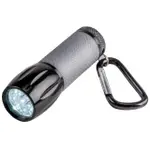 【CARSON 卡薾紳】兩段LED手電筒 灰9.5CM(照明燈 )