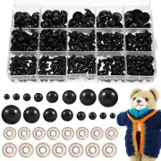 1 Box Craft Eyes Plastic Safety Eyes DIY Stuffed Animals Crafting Supplies with