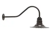 Readial wave Barn Lighting Fixture 12" Gooseneck AGB101-AR12-BRONZE RLM Light